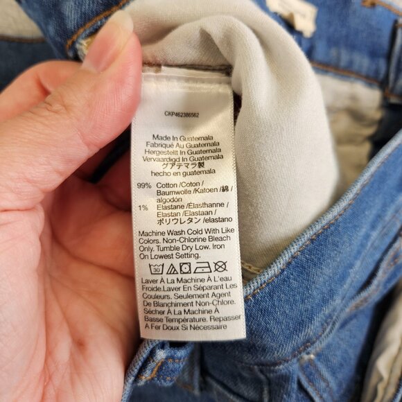 Madewell Jeans Womens 32 Blue The Perfect Vintage Straight Mayfield Wash - Picture 8 of 16